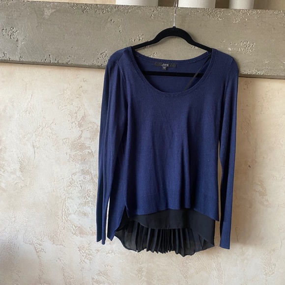 Guess Blue Sweater with attached Camisole - Picture 1 of 5